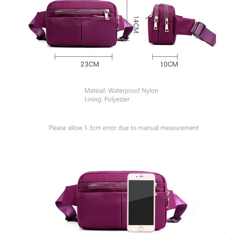 Water Resistant Running Belt Waist Pack for Men Women Jogging Hiking
