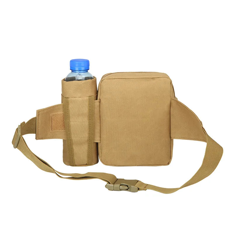 Waterproof Sports Waist Bag Tactical Bottle Holder Outdoor Backpack