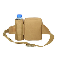 Waterproof Sports Waist Bag Tactical Bottle Holder Outdoor Backpack