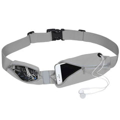 Waterproof Phone Belt Waist Pack Double Pocket Bag