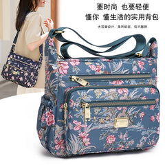 Rural Style Cloth Crossbody Waterproof Handbag for Women
