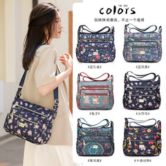 Rural Style Cloth Crossbody Waterproof Handbag for Women