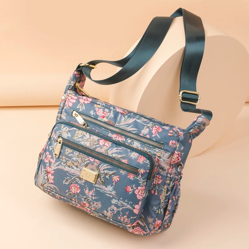 Rural Style Cloth Crossbody Waterproof Handbag for Women
