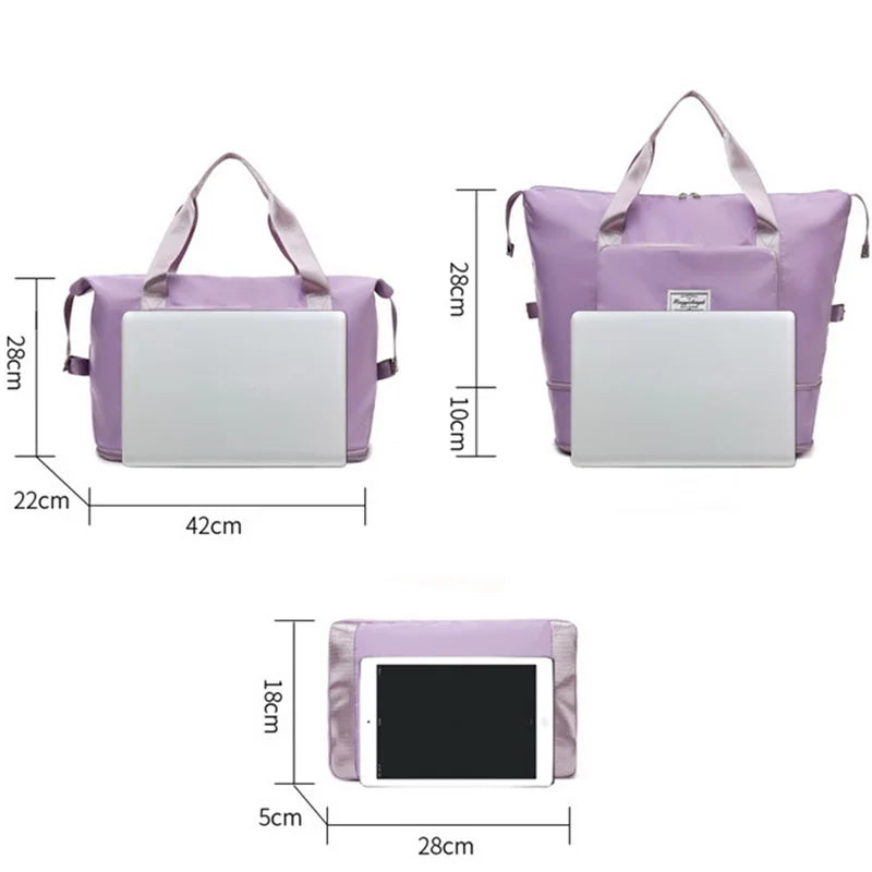 Waterproof Travel Bags for Women Large Capacity Duffle Bags