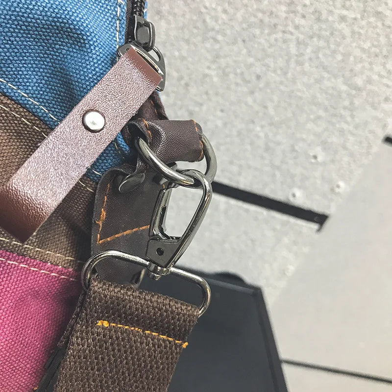 Rainbow Striped Handbag Crossbody Shoulder Bag