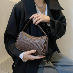 Women Shoulder Bag PU Leather Casual Messenger Underarm