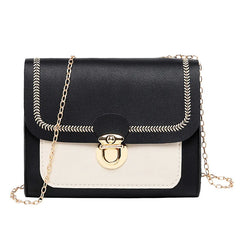 Shiyun Winter Crossbody Bag Chain PU Leather Ladies Messenger Bag