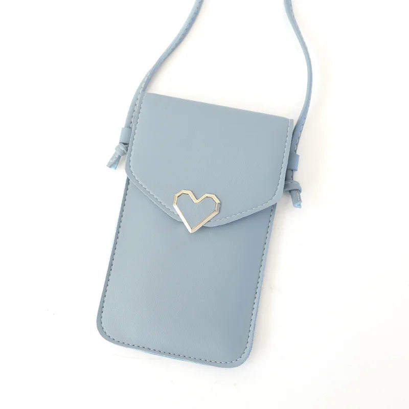 Touch Screen Cell Phone Purse Women Smartphone Bags Wallet Leather Shoulder Stra