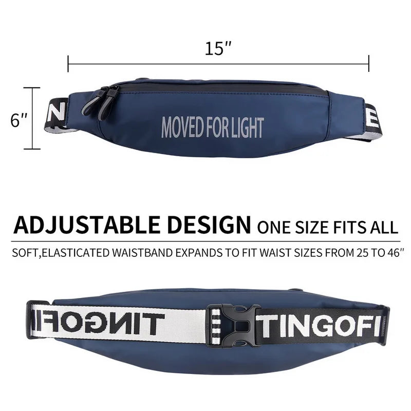 SHUJIN Waterproof Money Belt Fanny Pack for Men Women