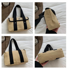 Canvas Shopper Shoulder Bag for Women Large Capacity Totes Handbag