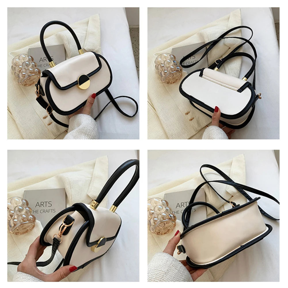 Women's Ellipse Shoulder Bag Crossbody Satchel