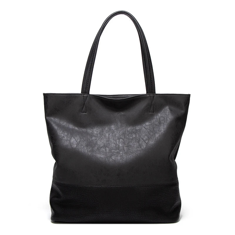Women Leather Handbags Lady Large Tote Bag Female Pu Shoulder Bag