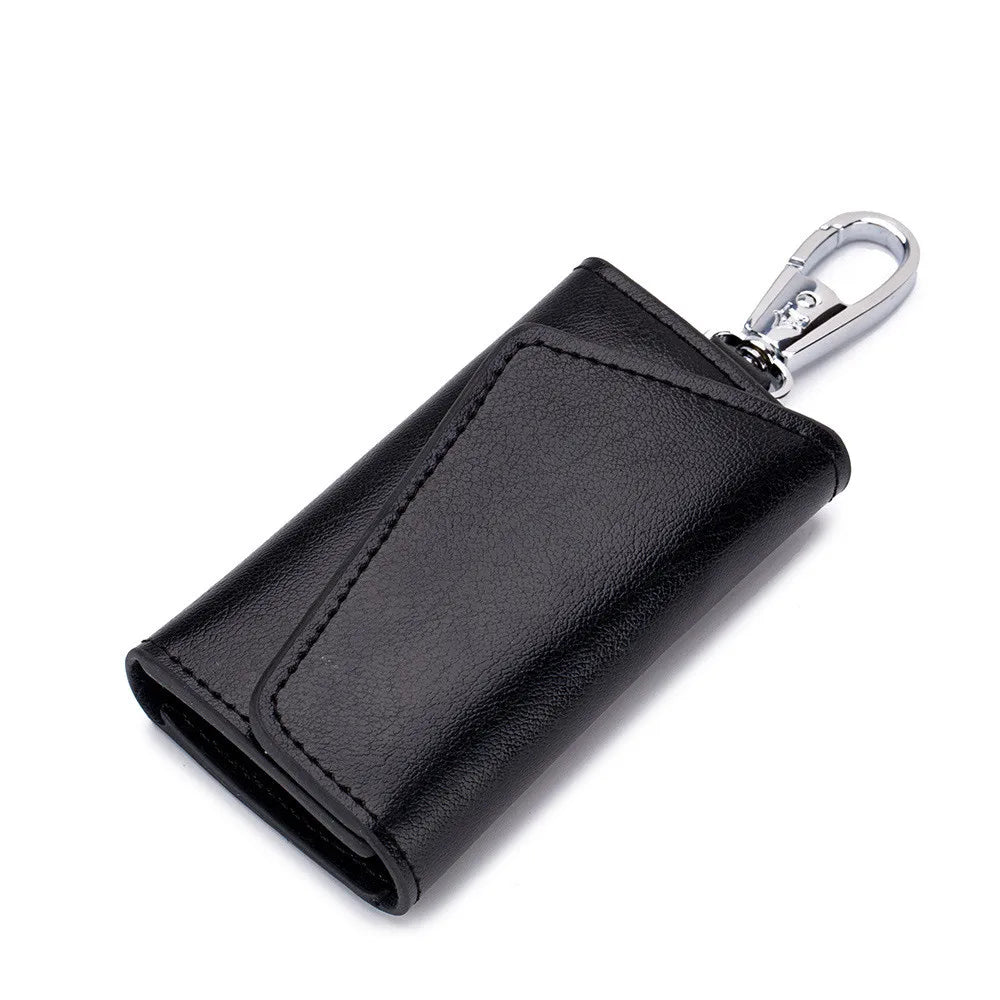 Vintage Leather Key Holders Men Women Business Housekeeper Key Case