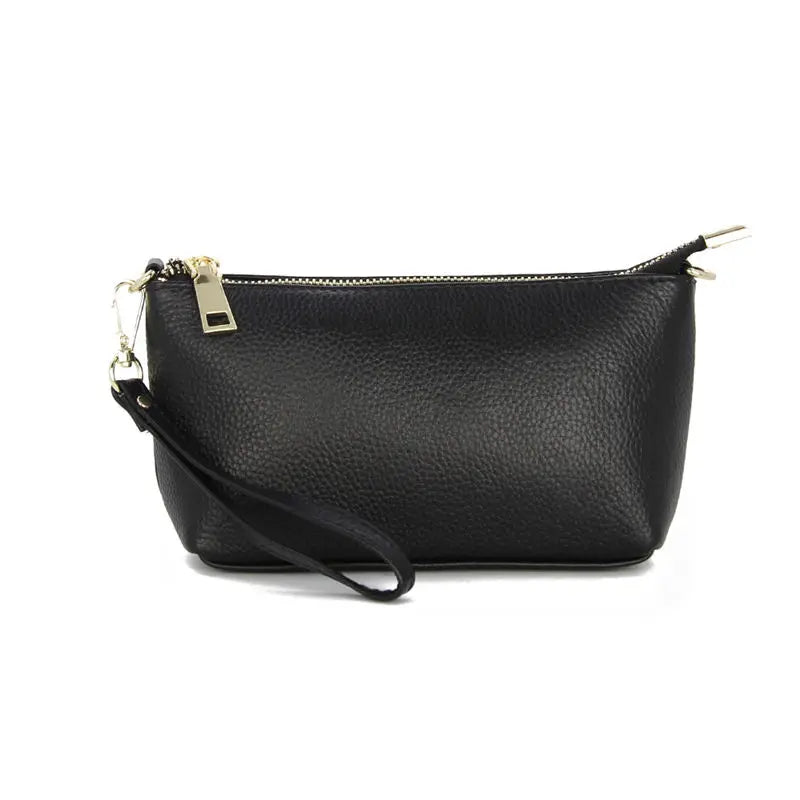 Small Leather Messenger Bag Women Crossbody Clutch