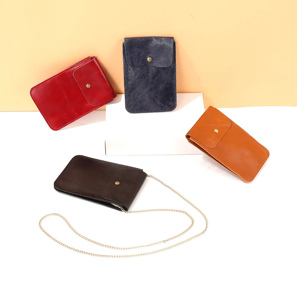 Mini Leather Shoulder Bag for Women Candy Handbag