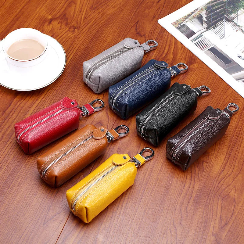 SOUTH GOOSE Leather Unisex Key Holders High Keys Organizer Men Retro Car Key Hol