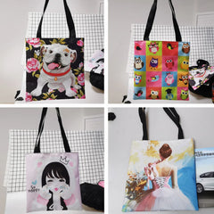 SPYFAMILY Anime Handbag Women Harajuku Spy x Family Canvas Anya Smug