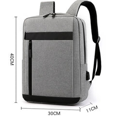 SUUTOOP Nylon Laptop Backpack USB Charging Travel Schoolbag