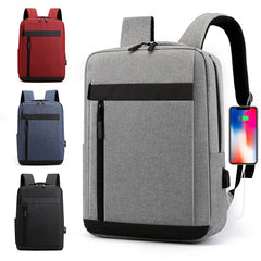 SUUTOOP Nylon Laptop Backpack USB Charging Travel Schoolbag