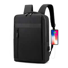 SUUTOOP Nylon Laptop Backpack USB Charging Travel Schoolbag