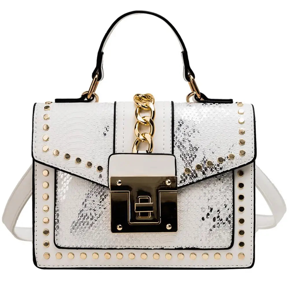 Serpentine Crossbody Bag for Women: Stylish Messenger Bag with Handle
