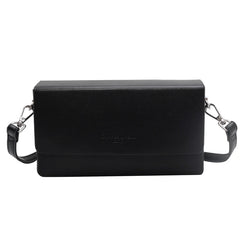 Women's Solid Flap Crossbody Shoulder Bag