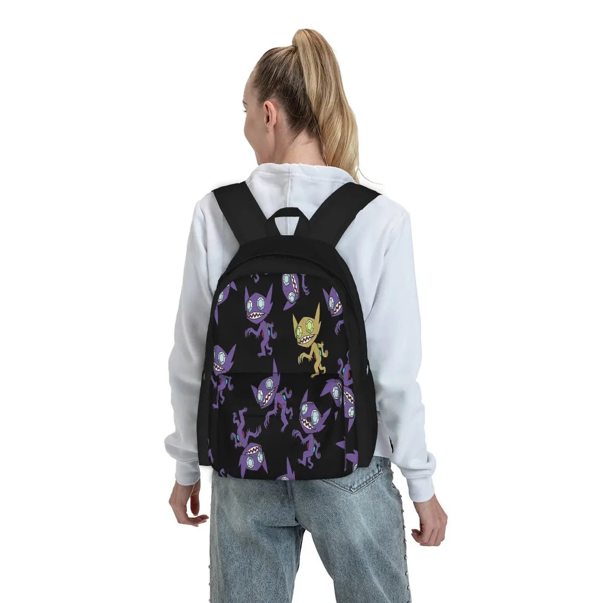 Sableye Pattern Backpacks Men's Backpacks Bags For Women