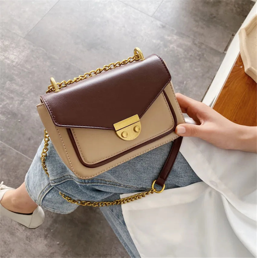 Sling Bag Women Chain Crossbody Messenger Purse Shoulder Handbag