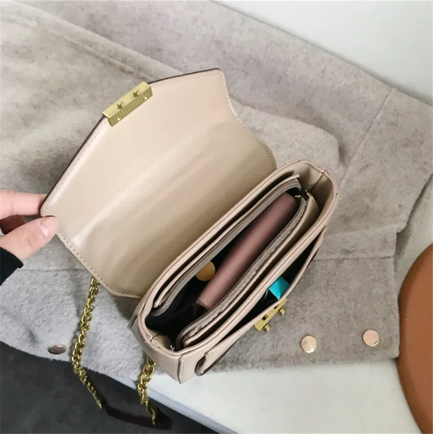 Sling Bag Women Chain Crossbody Messenger Purse Shoulder Handbag