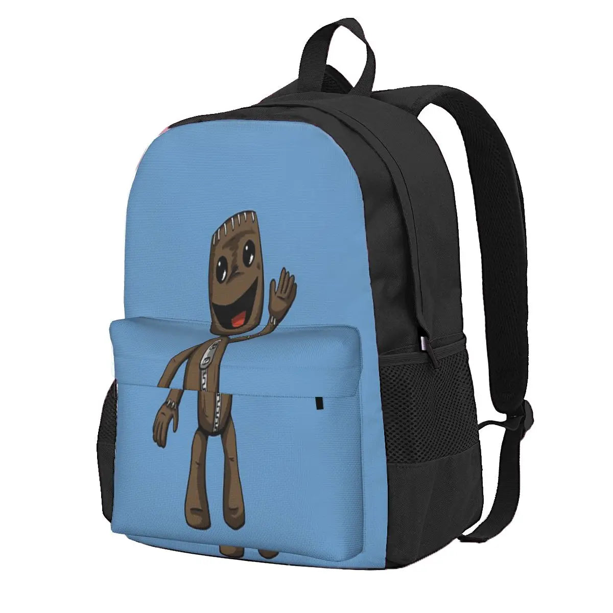 Sackboy Backpacks Men's & Women's Zipper Bag Unisex