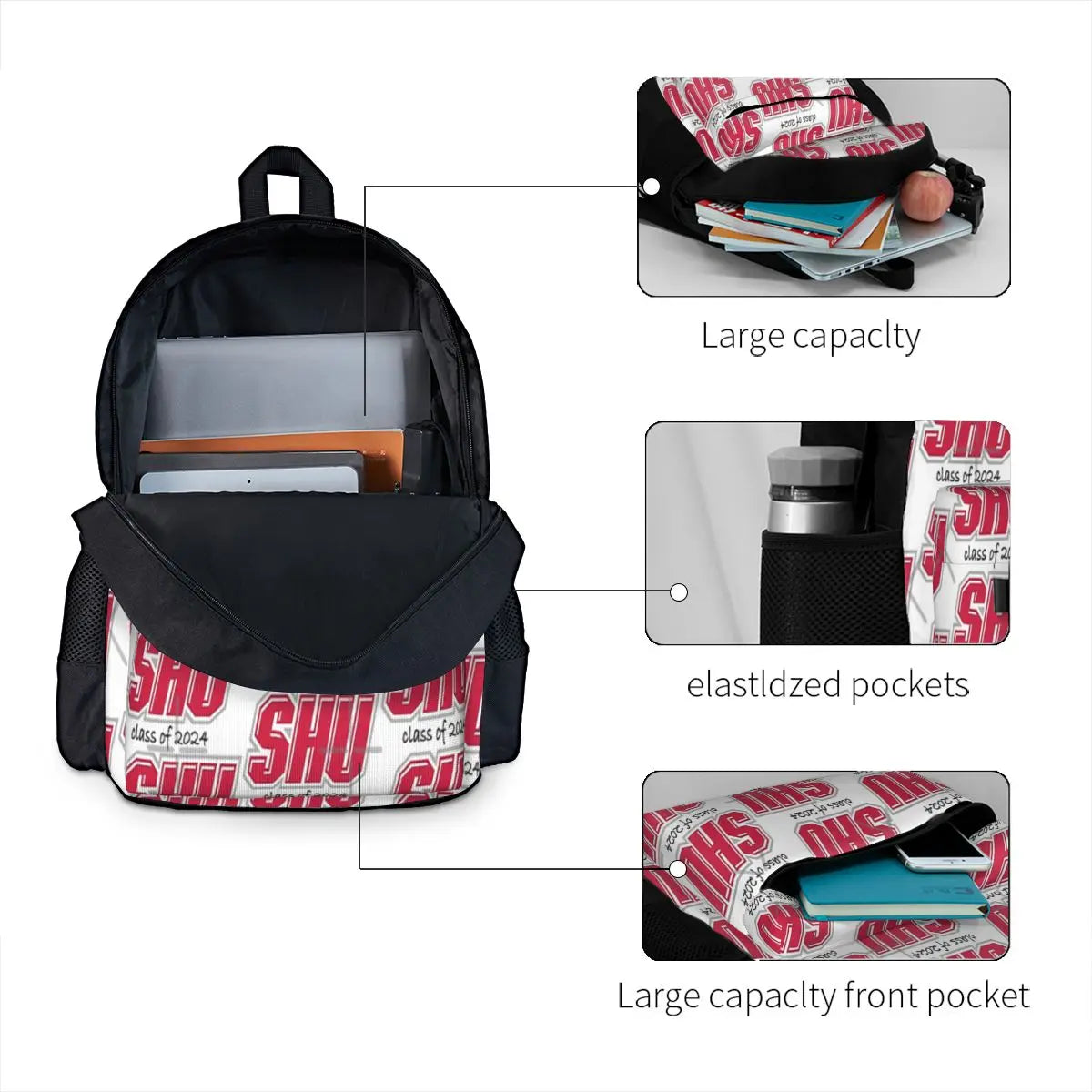 Sacred Heart University Class Of Backpacks Men's Backpacks Bags For Women