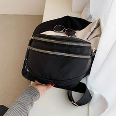 Semicircle Crossbody Handbags for Women Small Messenger Bag