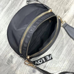 Semicircle Crossbody Handbags for Women Small Messenger Bag