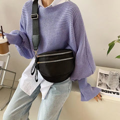 Semicircle Crossbody Handbags for Women Small Messenger Bag