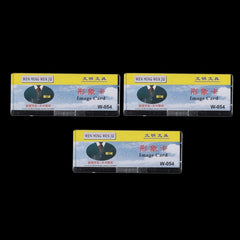 Safetypin Clear Name Tag Clip Holder 3 Pcs