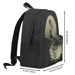 Sailing With Death Backpacks Men's and Women's Harajuku Backpack