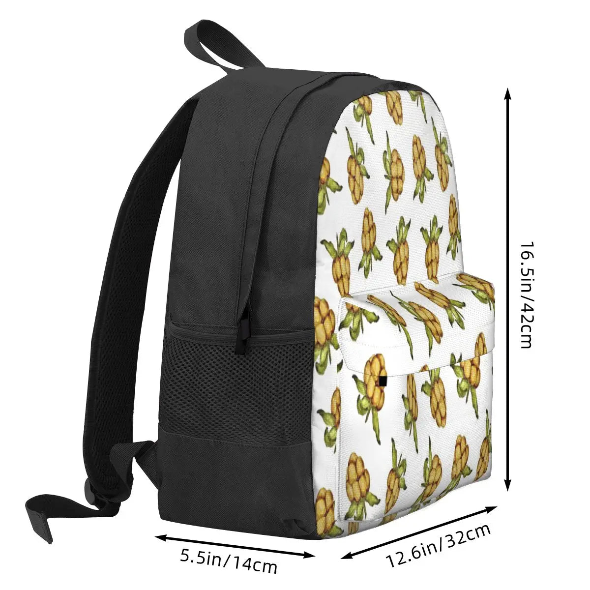 Salmonberry Repeating Pattern Backpacks Men's Backpacks Bags For Women
