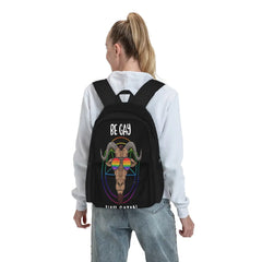 Satanism LGBT Gay Pride Backpack Men Women Children Bag