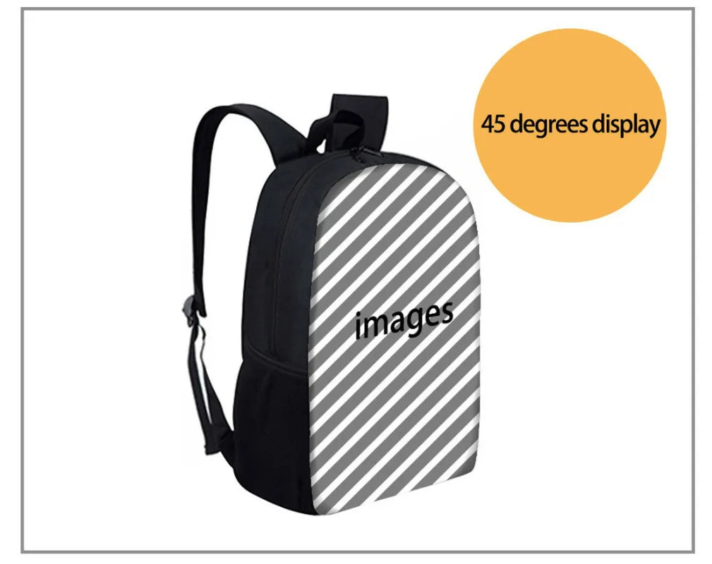 Sausage Dog Kids School Bag for Boys Girls