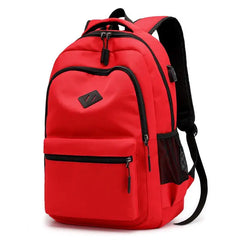 School Backpack USB Charging Port Bag Large Capacity Boys Girls