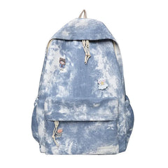 Retro Gradient Women's Backpack Style School Bag for Girls