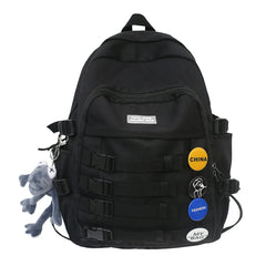 Waterproof Nylon Backpack Large Capacity School Bag for Teenager Boys Girls Men