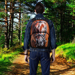 3D Animal Leopard Backpack Laptop Bag Casual School Bag