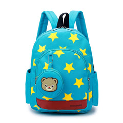 Teenage Girls School Bag Big Capacity Waterproof Backpack Pink Purple