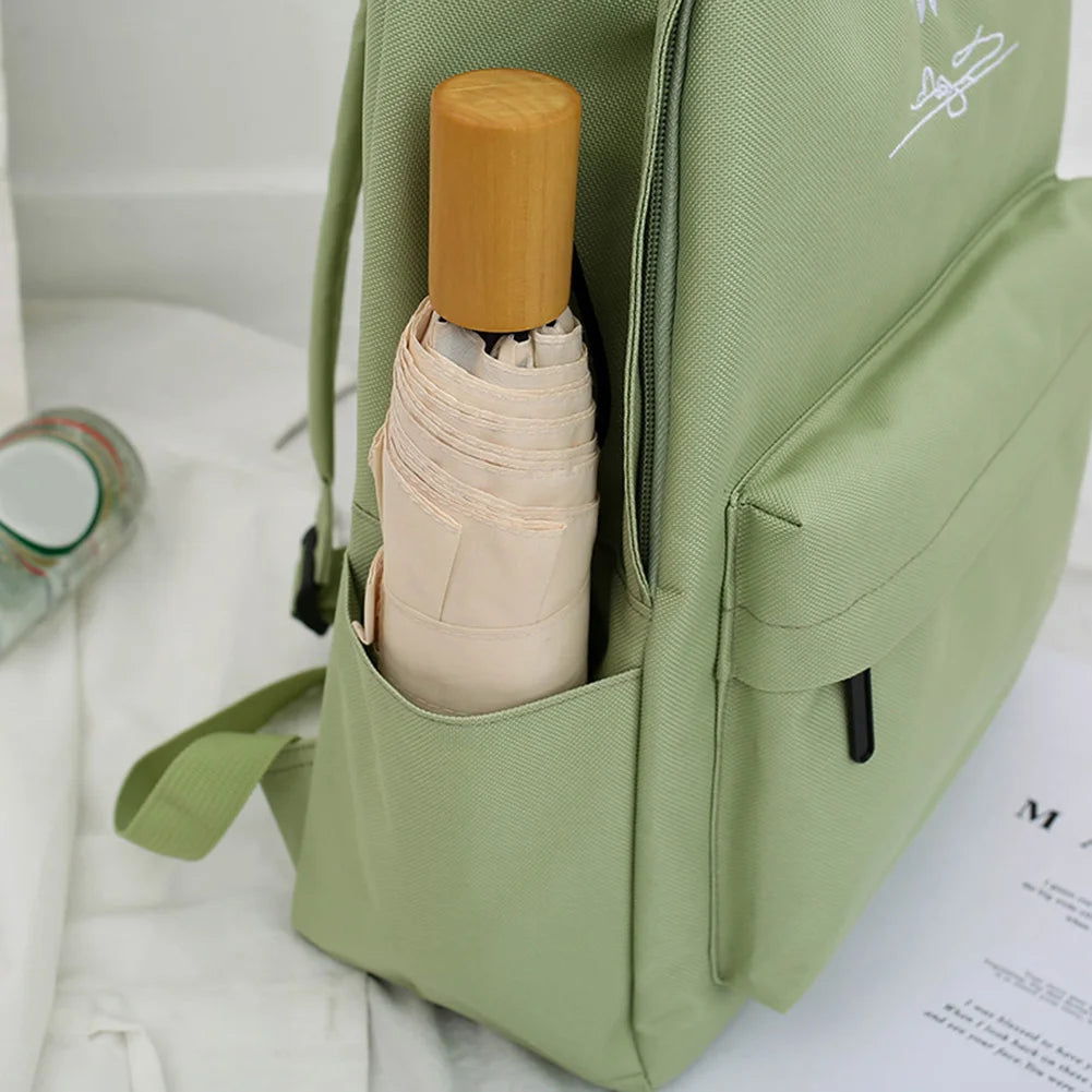 Teen Girls School Backpack Large Capacity Outdoor Travel Bag