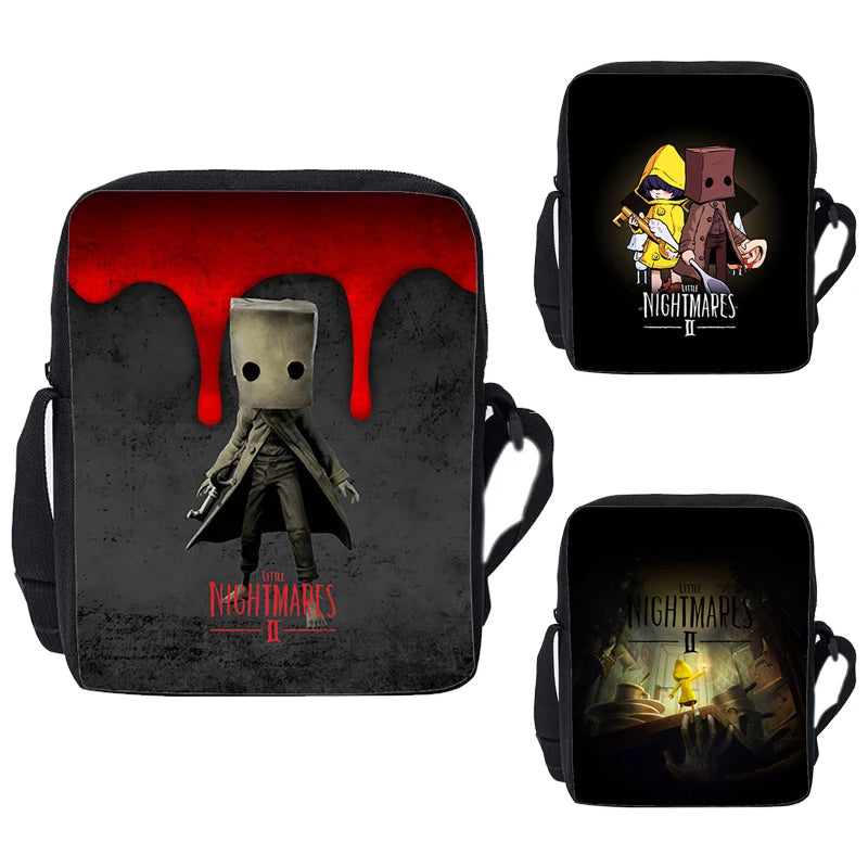 Little Nightmares 2 Kids ShoulderBag 3D Print StorageBag Waistbag
