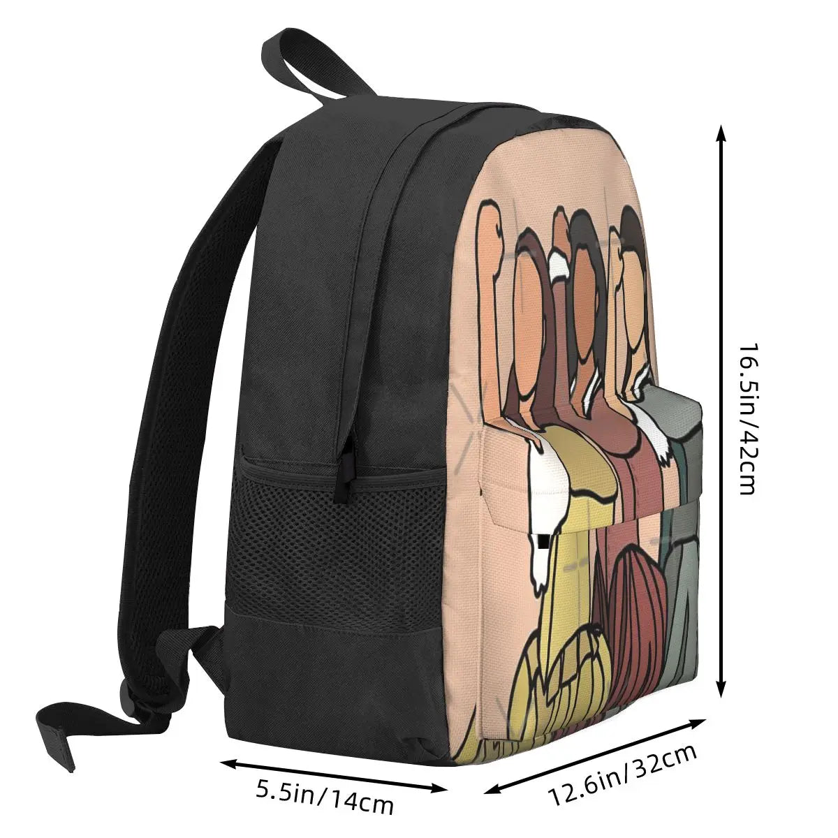 Schuyler Sisters 2 Backpacks Men Women School Bag Boys