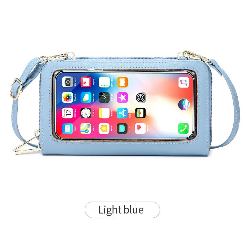 Women's Crossbody Shoulder Bag with Anti-Theft Strap