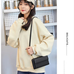 Women's Crossbody Shoulder Bag with Anti-Theft Strap