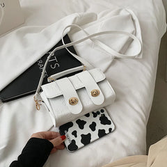 Wild Print Small Square Bag Single Shoulder Handbag